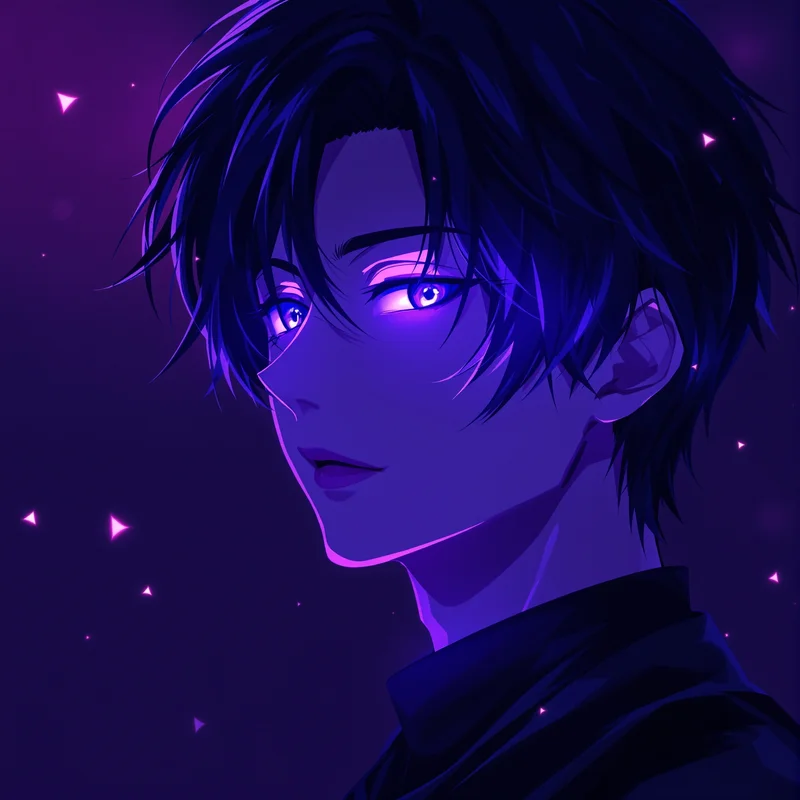 Blue Lock Seishiro Nagi profile picture with cool composed personality sharp lighting avatar composition