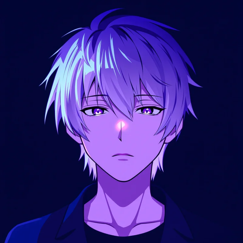 detailed Seishiro Nagi avatar image with relaxed confident look sharp lighting avatar composition
