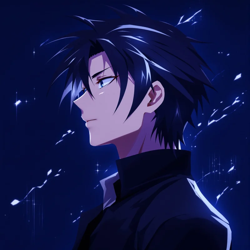 Blue Lock Seishiro Nagi profile picture with effortless prodigy attitude square avatar ready composition
