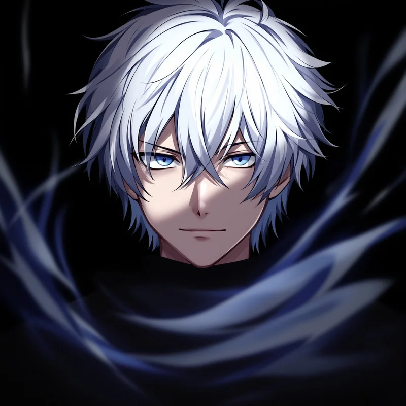 nagi pfp half shadow anime boy avatar