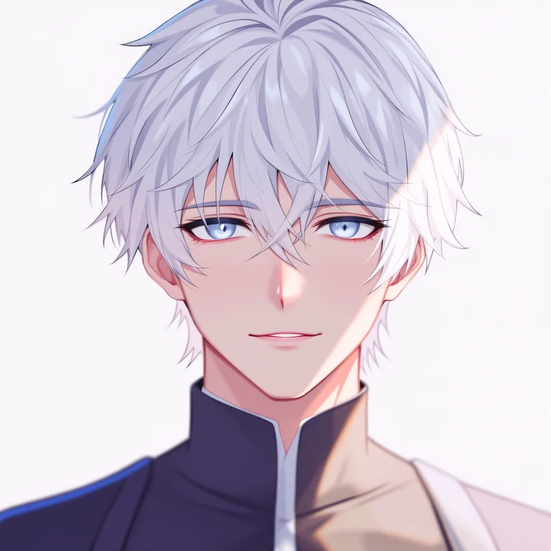 nagi pfp soft clean glow anime boy avatar