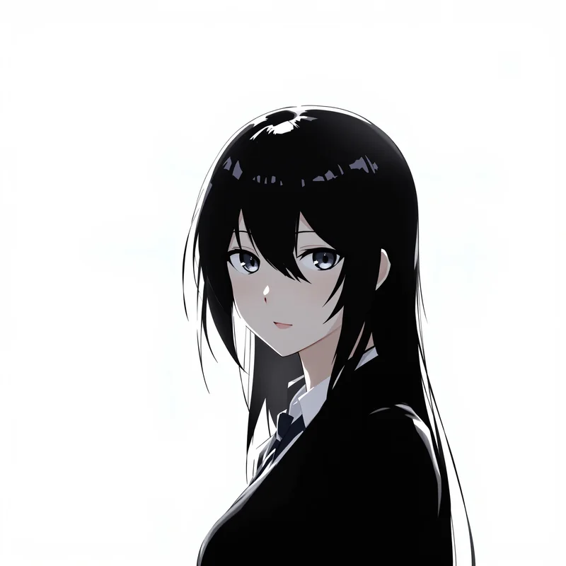 calm Nagi Seishiro portrait with pastel neutral tones for avatar display