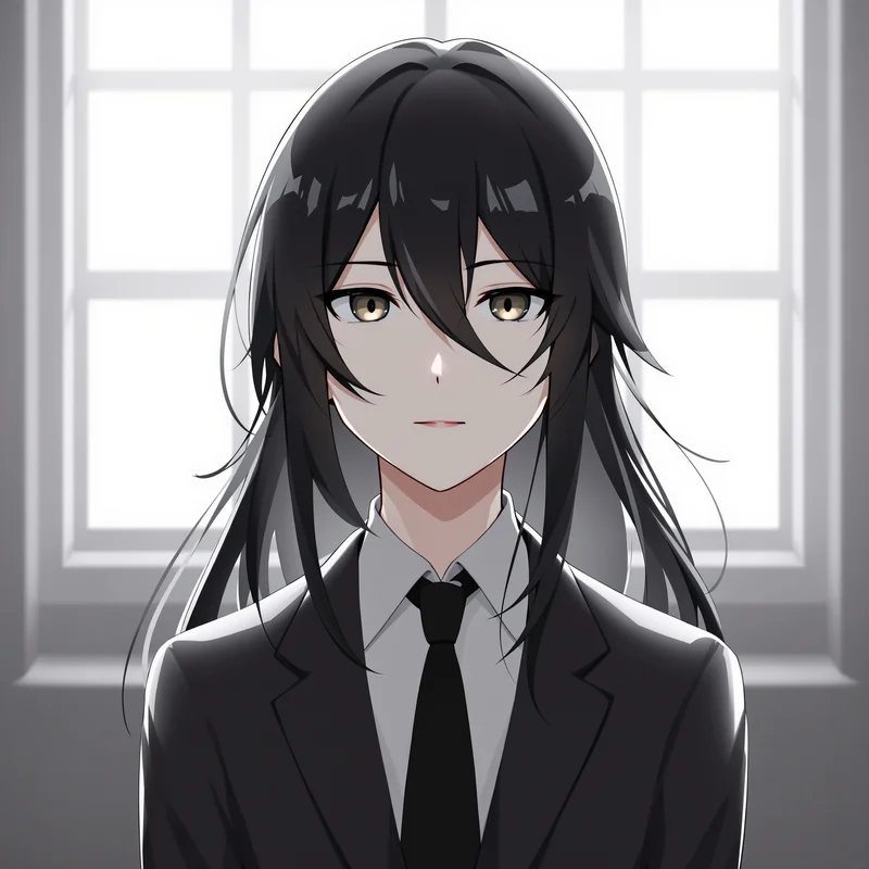 soft Nagi anime portrait with minimal clean background for social media avatar