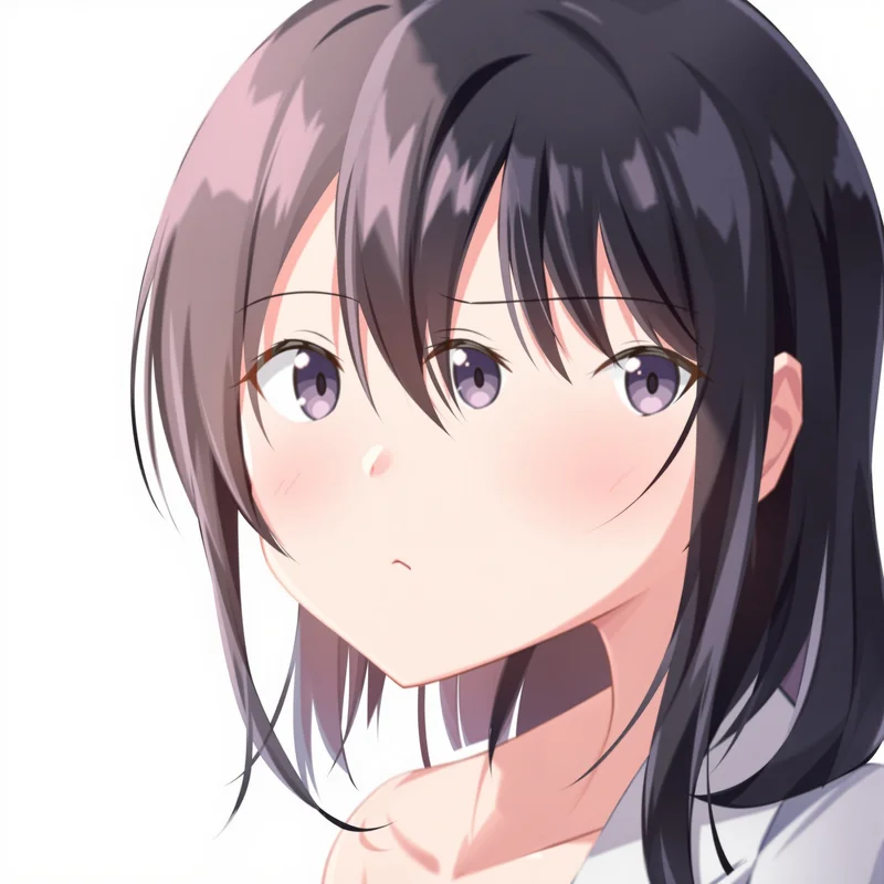 neutral Nagi profile avatar with pastel neutral tones for online avatar styling