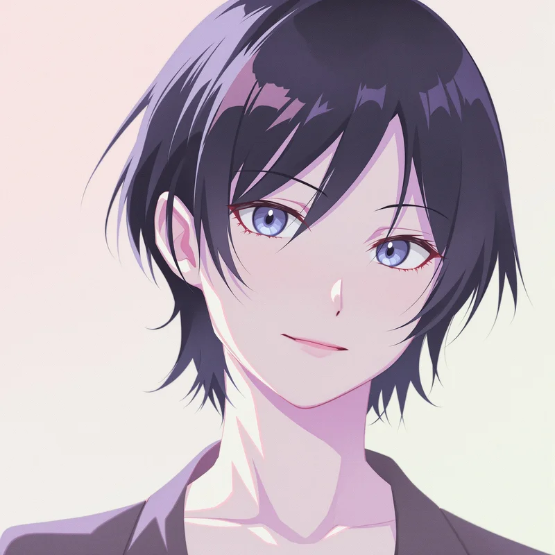 clean Nagi PFP avatar with soft highlight edges for messaging profile icon