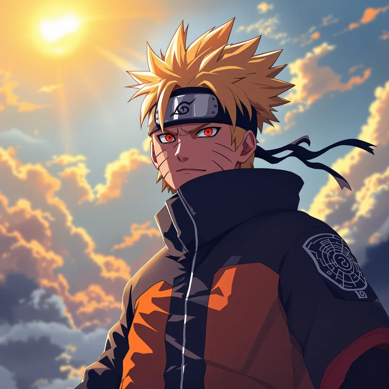 Bright Horizon Naruto PFP clean background anime avatar portrait