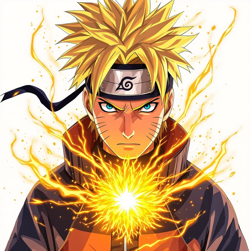 Champion Shinobi Naruto PFP centered anime avatar