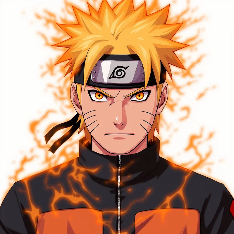 Dynamic Hero Naruto PFP high contrast Naruto anime avatar