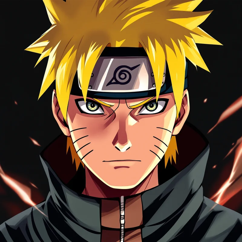 Epic Shinobi Naruto PFP centered anime avatar