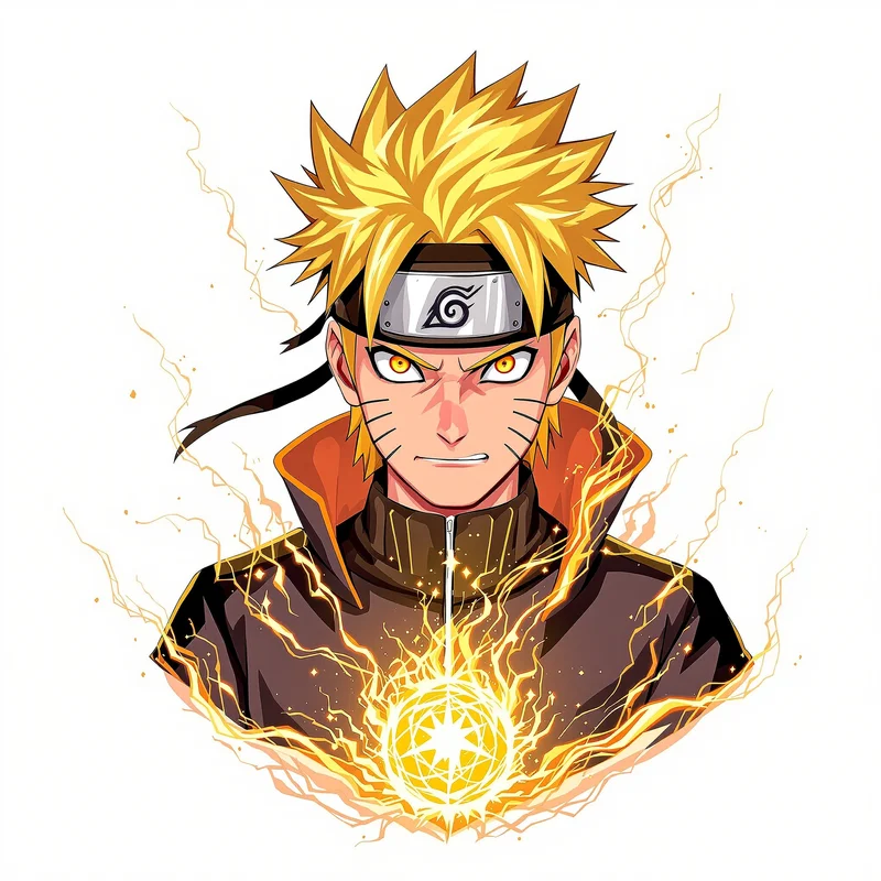 Future Hokage Naruto PFP high contrast Naruto anime avatar