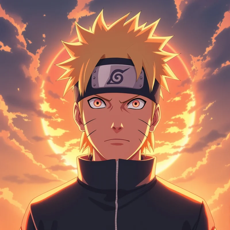 Heroic Will Naruto PFP clean background anime avatar portrait