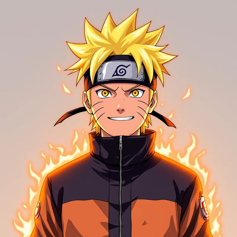 Storm Runner Naruto PFP high contrast Naruto anime avatar