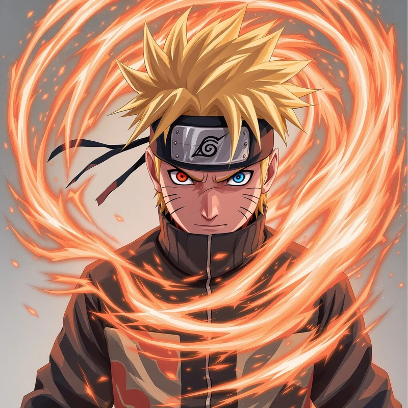 Vivid Rasengan Naruto PFP centered anime avatar