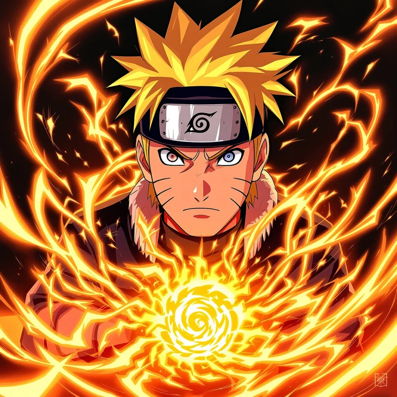 Warrior Smile Naruto PFP high contrast Naruto anime avatar