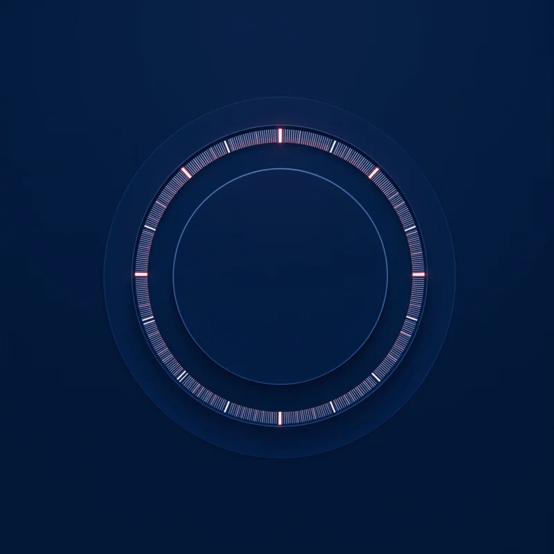 Depth Gauge Rings Navy Background