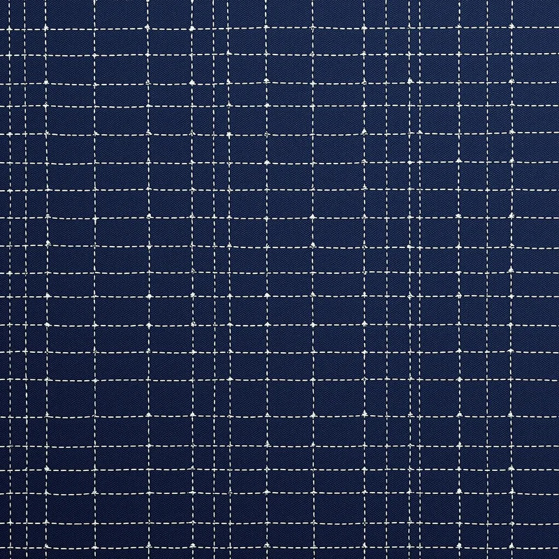 Sashiko Stitch Navy Background
