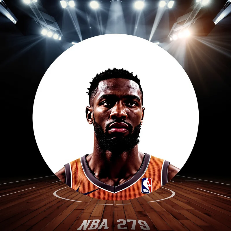 NBA avatar profile image with focused basketball energy