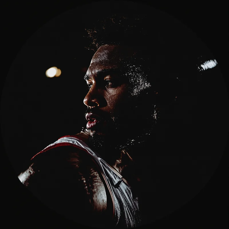 NBA avatar profile image with focused basketball energy