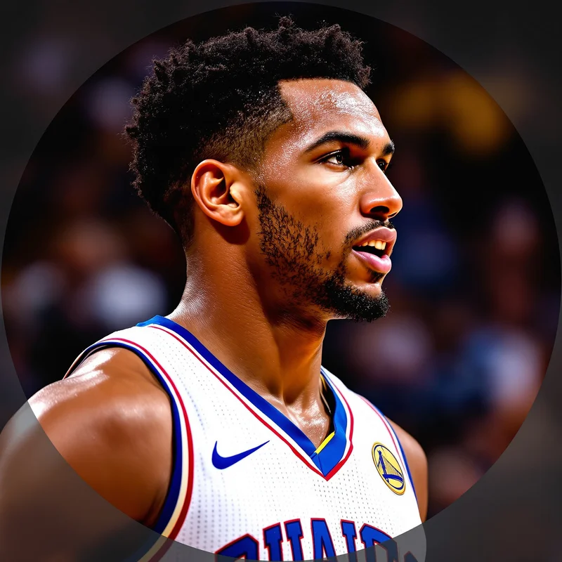 NBA avatar profile image with focused basketball energy