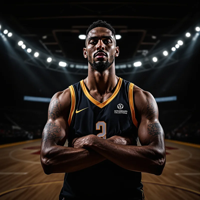 NBA avatar profile image with focused basketball energy