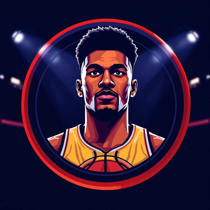 NBA PFP with strong sports composition and clear identity