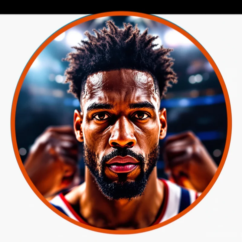 NBA PFP with strong sports composition and clear identity