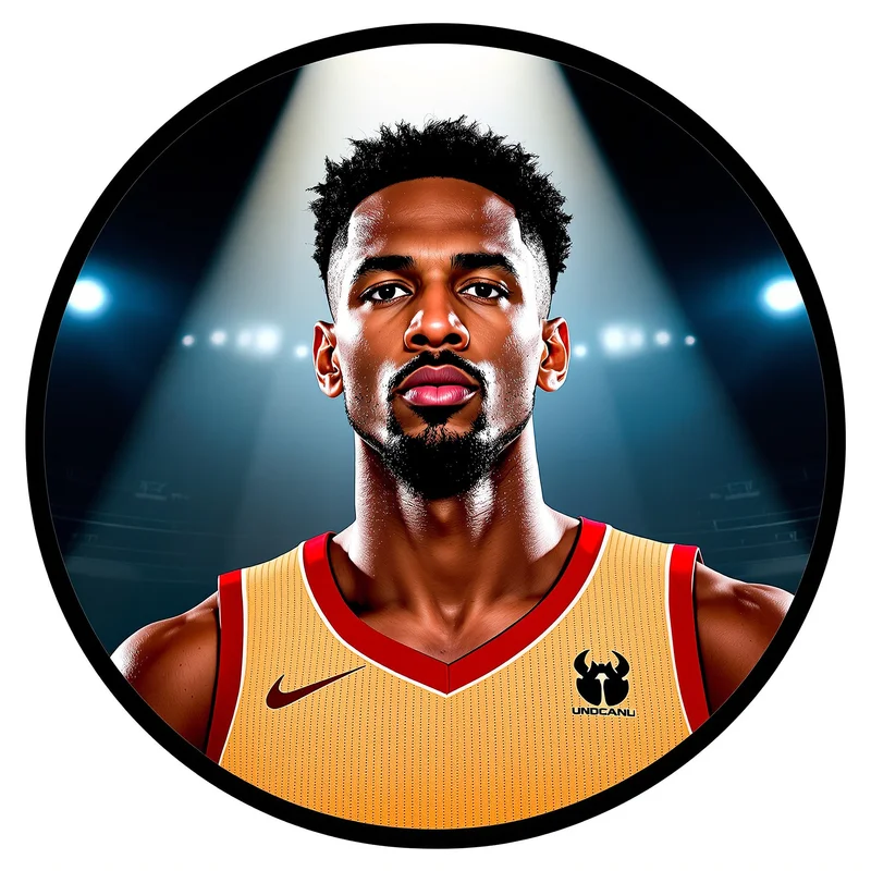 NBA PFP avatar with athletic identity and strong court presence