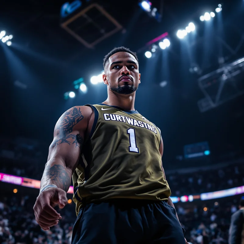 NBA PFP avatar with athletic identity and strong court presence