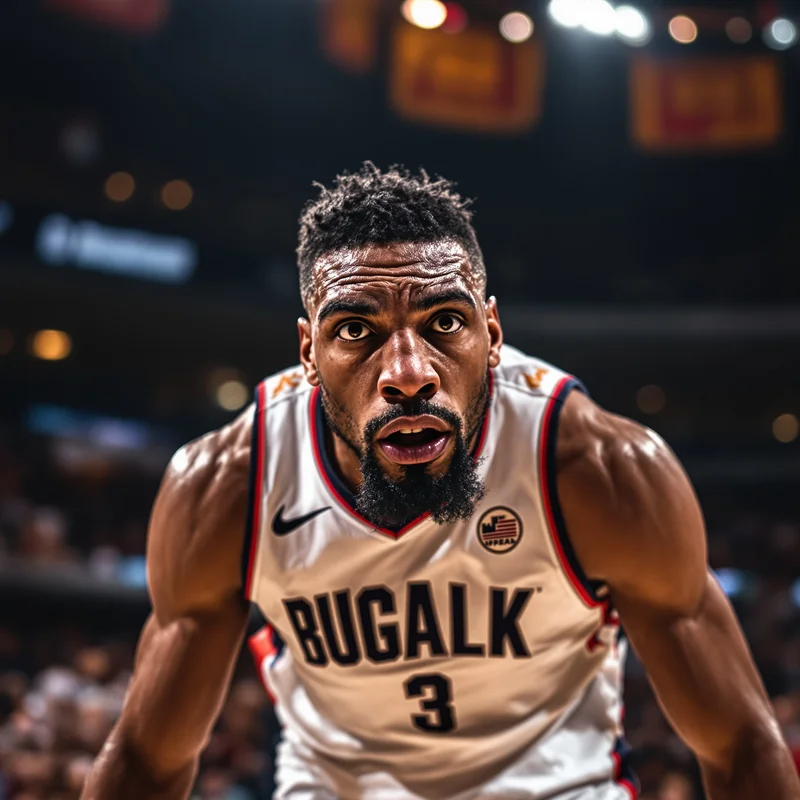 NBA PFP with strong sports composition and clear identity