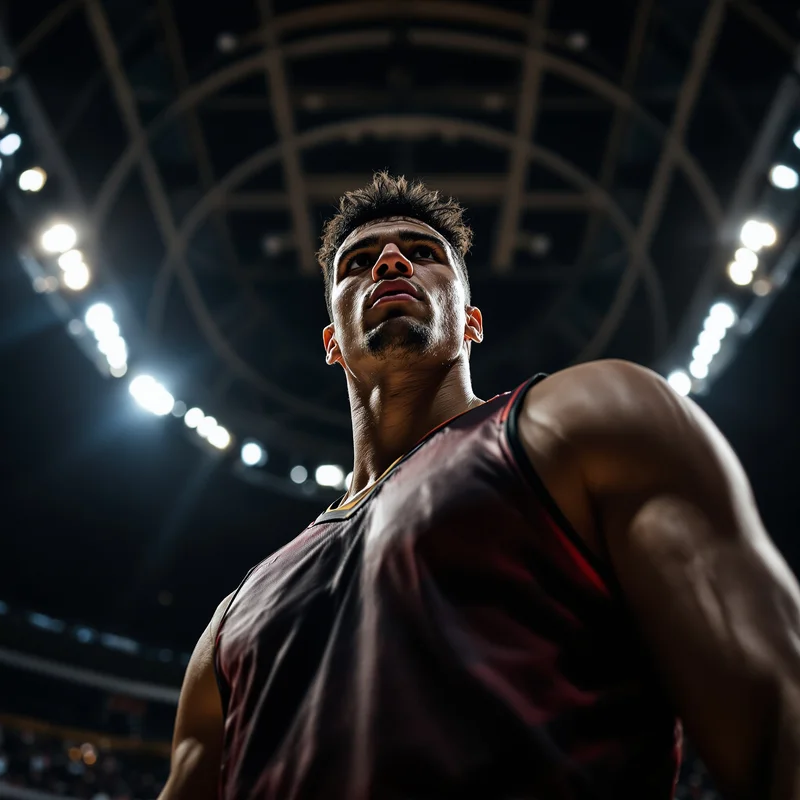 NBA PFP with strong sports composition and clear identity