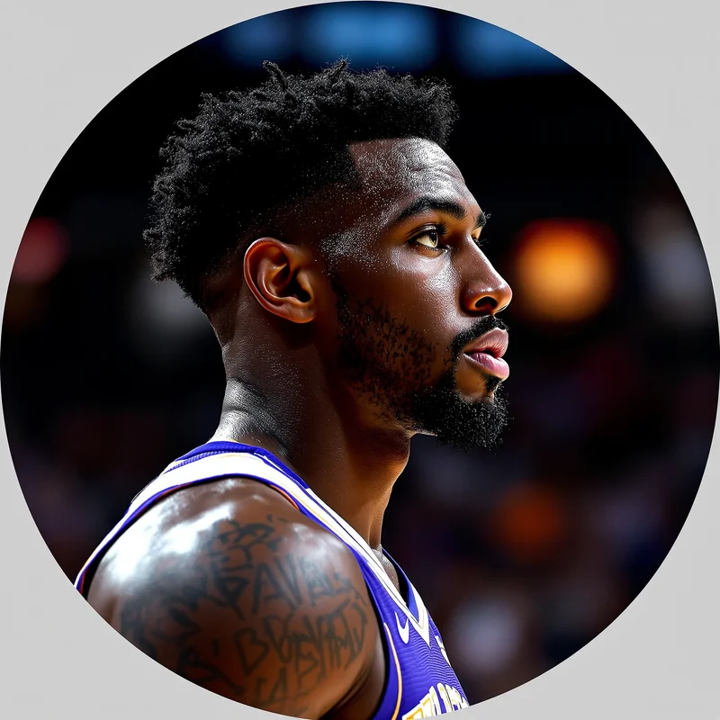NBA avatar portrait with competitive athlete presence