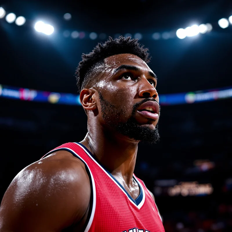 NBA avatar portrait with competitive athlete presence