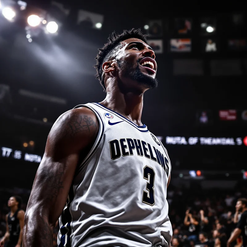 NBA avatar profile image with focused basketball energy