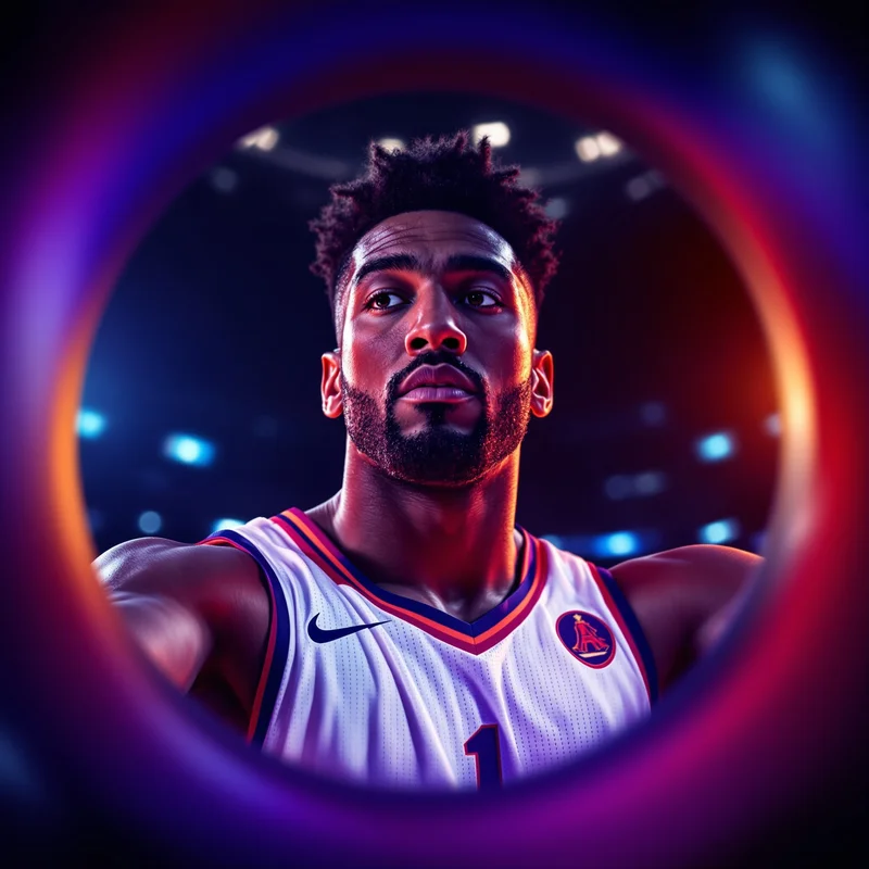 NBA PFP avatar with athletic identity and strong court presence