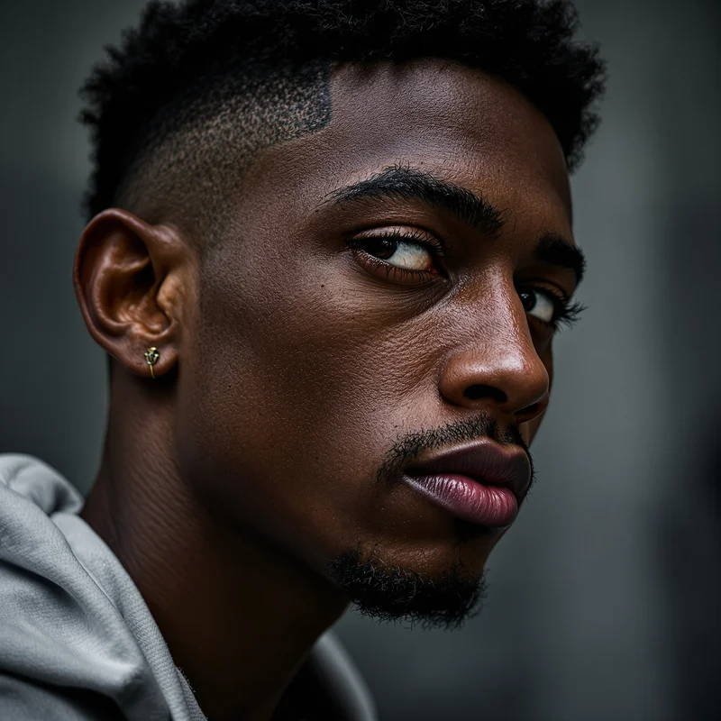 NBA YoungBoy PFP with raw mood and clear identity focus