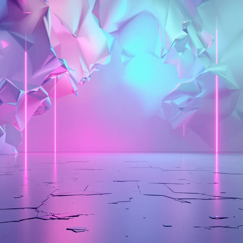 Dreamy soft neon wash background