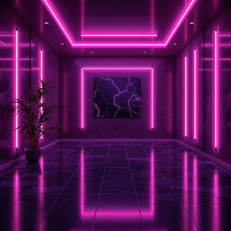Eternal soft neon background