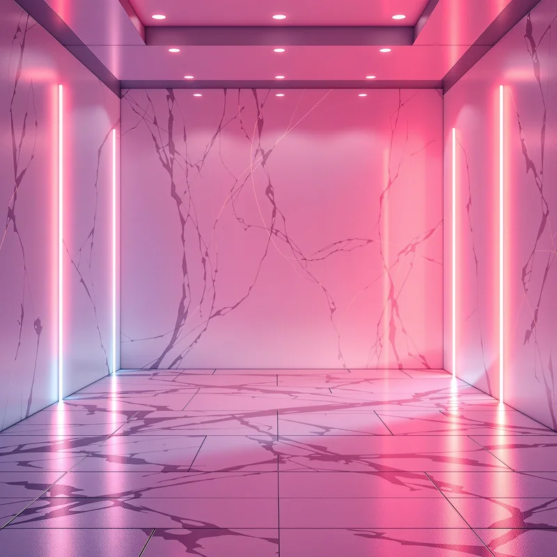 Eternal soft neon background