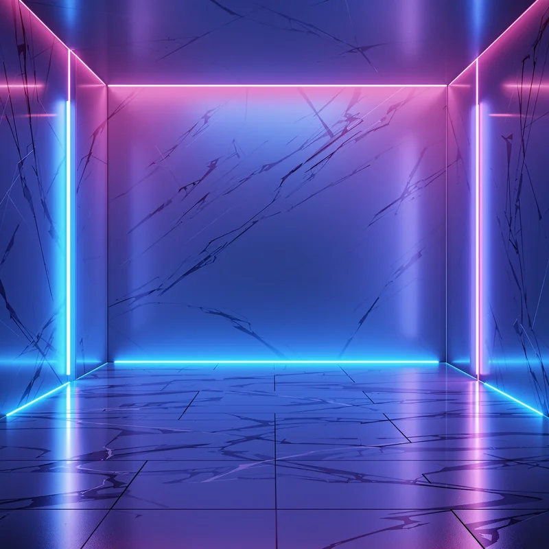 Eternal soft neon background