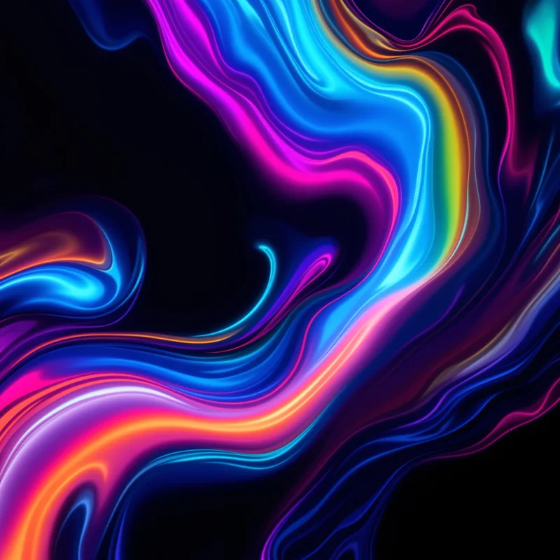 Fluoro Paint Sweep Neon Background