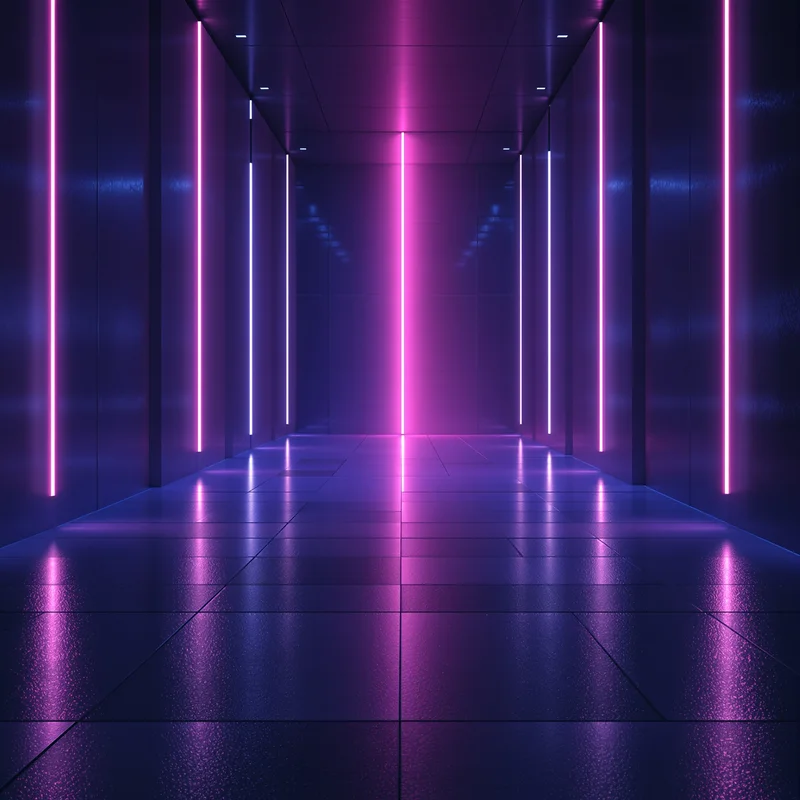 Gentle cool neon atmosphere background