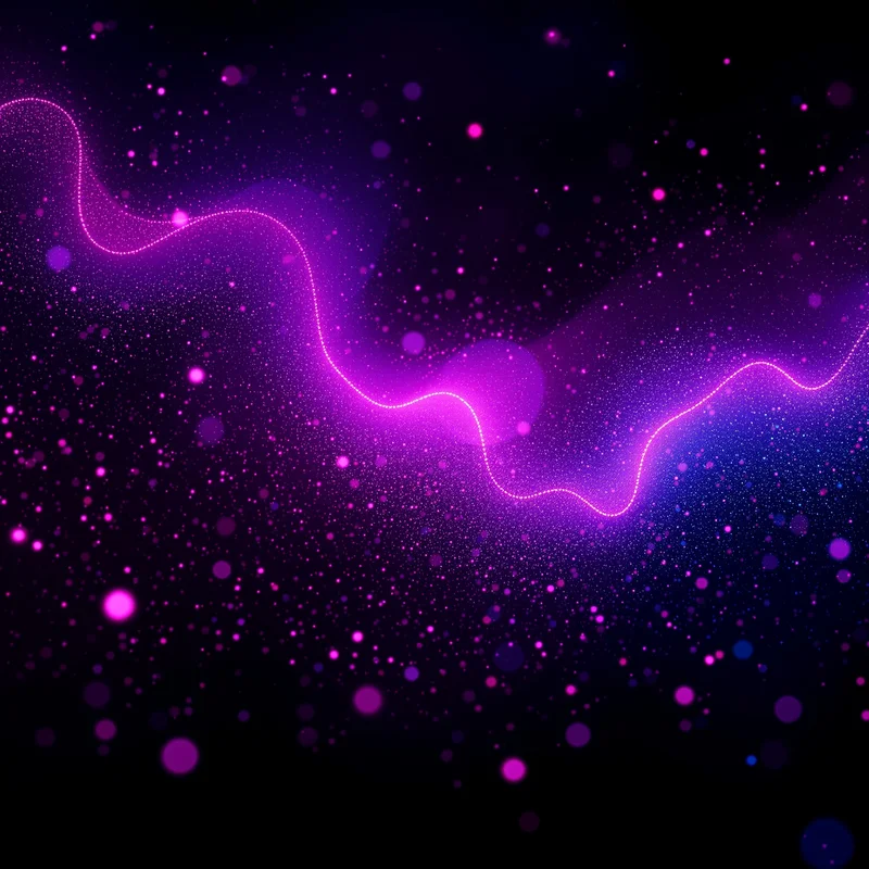 Holographic Dust Swirl Neon Background