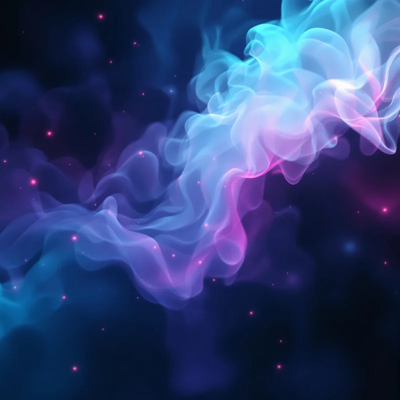 Mystic soft neon mist background
