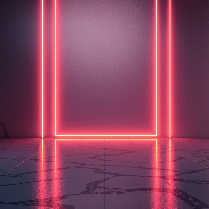 Warm soft neon glow background