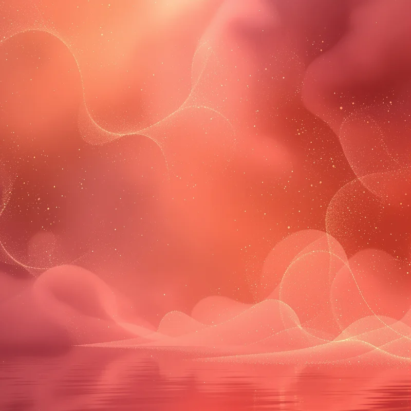 Warm soft neon mist background