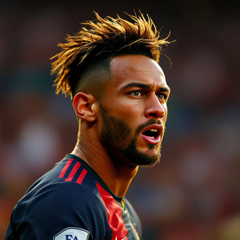 Neymar profile image optimized for recognition