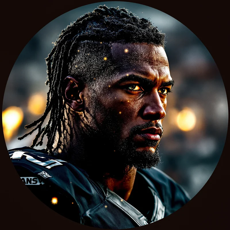 NFL avatar profile image with competitive focus