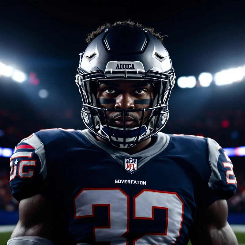 NFL avatar profile image with competitive focus