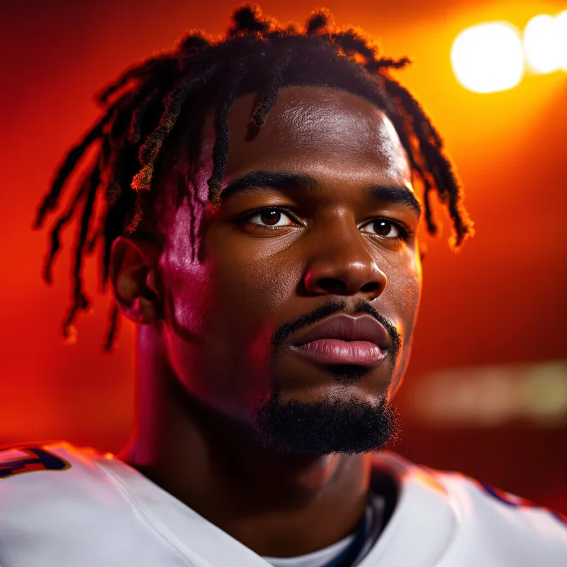 NFL avatar profile image with competitive focus