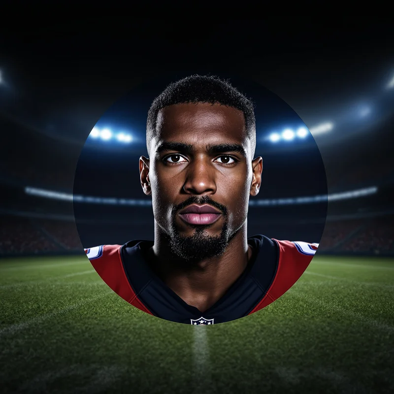 NFL avatar profile image with competitive focus